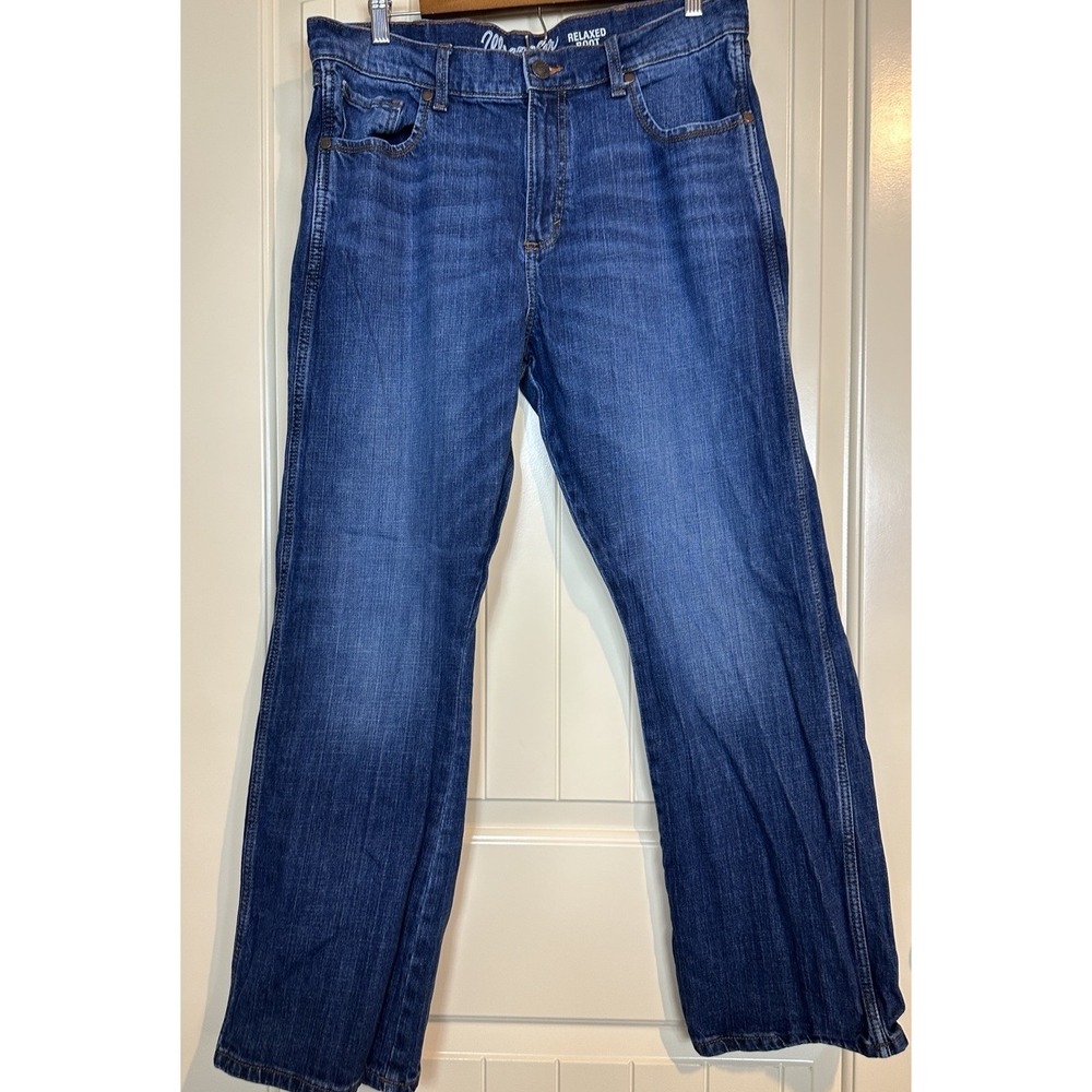 Wrangler Retro Jeans Blue Relaxed Boot Cut Denim Men's 34x30 10WRT20JH Cowboy‎